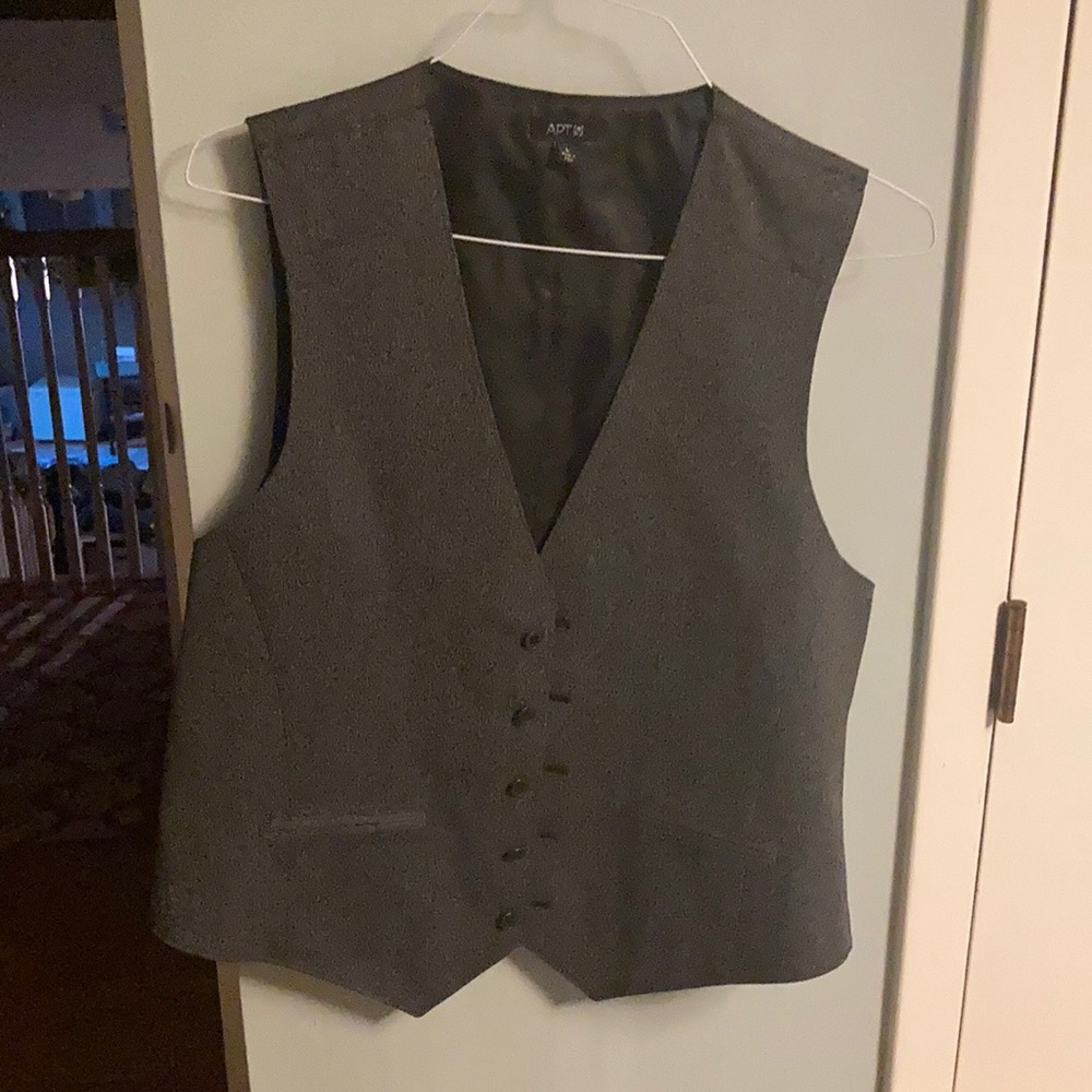 Men’s Dark Grey Suit Vest
